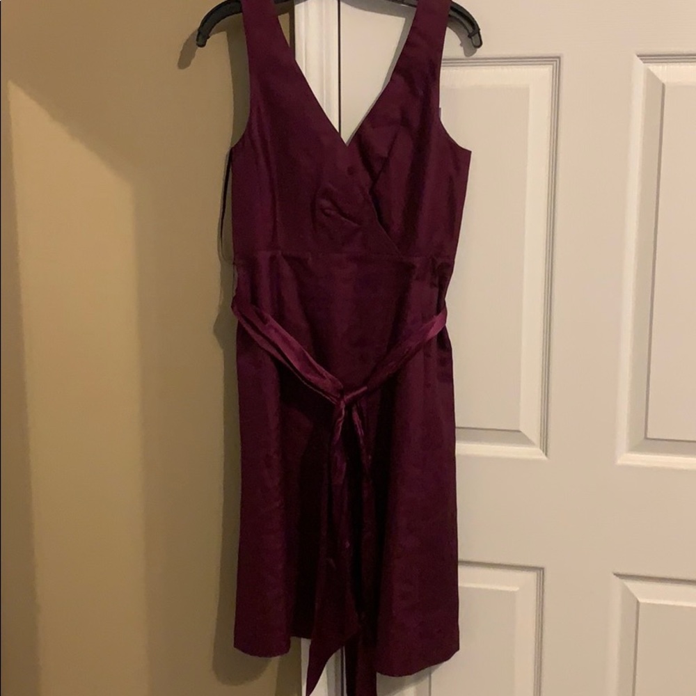 NWT raspberry check J Crew dress sz 8